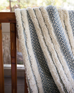 T1032 MH BLUE / IVORY
