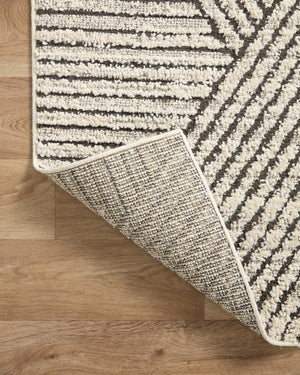 FAB-06 CHARCOAL / IVORY