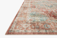 HEI-01 TERRACOTTA / AQUA Corner
