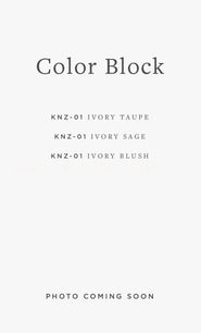 KNZ-01 COLOR BLOCK / 01