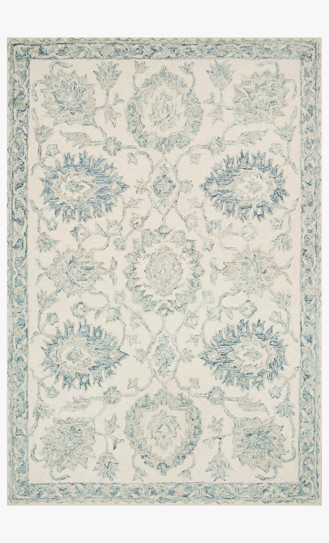 NOR-04 IVORY / BLUE