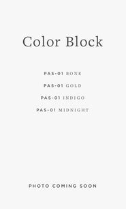 PAS-01 ED COLOR BLOCK / 01