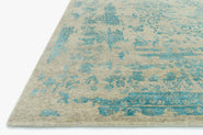 PU-02 HEATHER GRAY / AQUA Corner