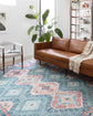 SKY-03 TURQUOISE / TERRACOTTA